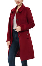 Kimi + Kai Women's "Arina" Wool Blend Walking Coat