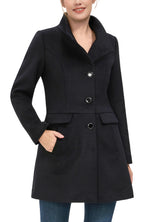 Kimi + Kai Women's "Olivia" Wool Blend Walking Coat
