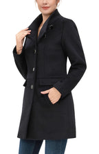Kimi + Kai Women's "Olivia" Wool Blend Walking Coat