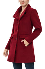 Kimi + Kai Women's "Olivia" Wool Blend Walking Coat