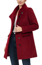 Kimi + Kai Women's "Olivia" Wool Blend Walking Coat