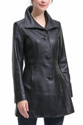 Kimi + Kai Women's "Ava" Leather Coat