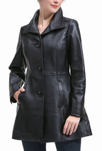 Kimi + Kai Women's "Ava" Leather Coat