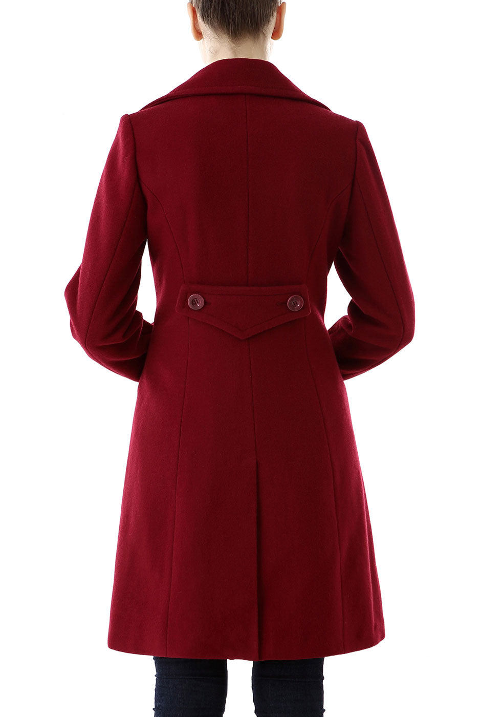 Kimi + Kai Women's "Sasha" Wool Blend Walking Coat