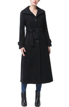 Load image into Gallery viewer, Kimi + Kai Women's "Kataleya" Belted Wool Blend Long Coat