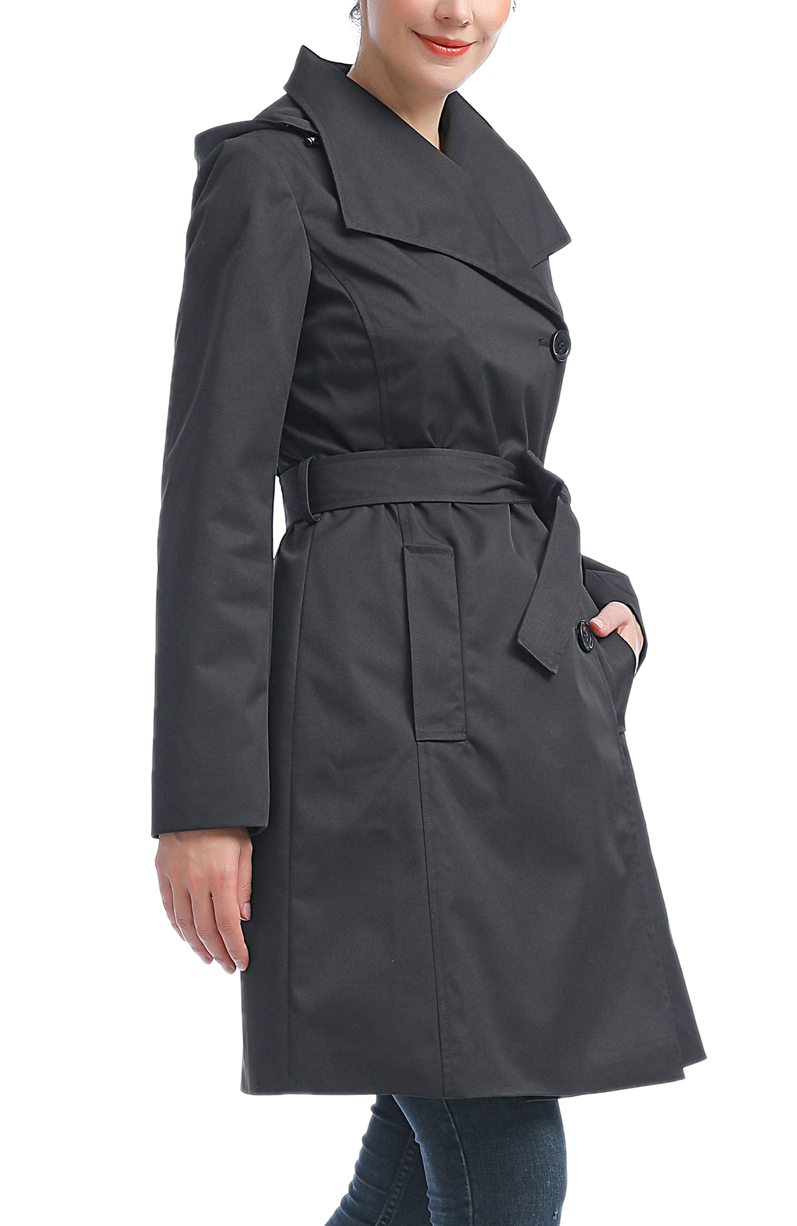 Kimi + Kai Women's "Elsa" Hooded Trench Coat