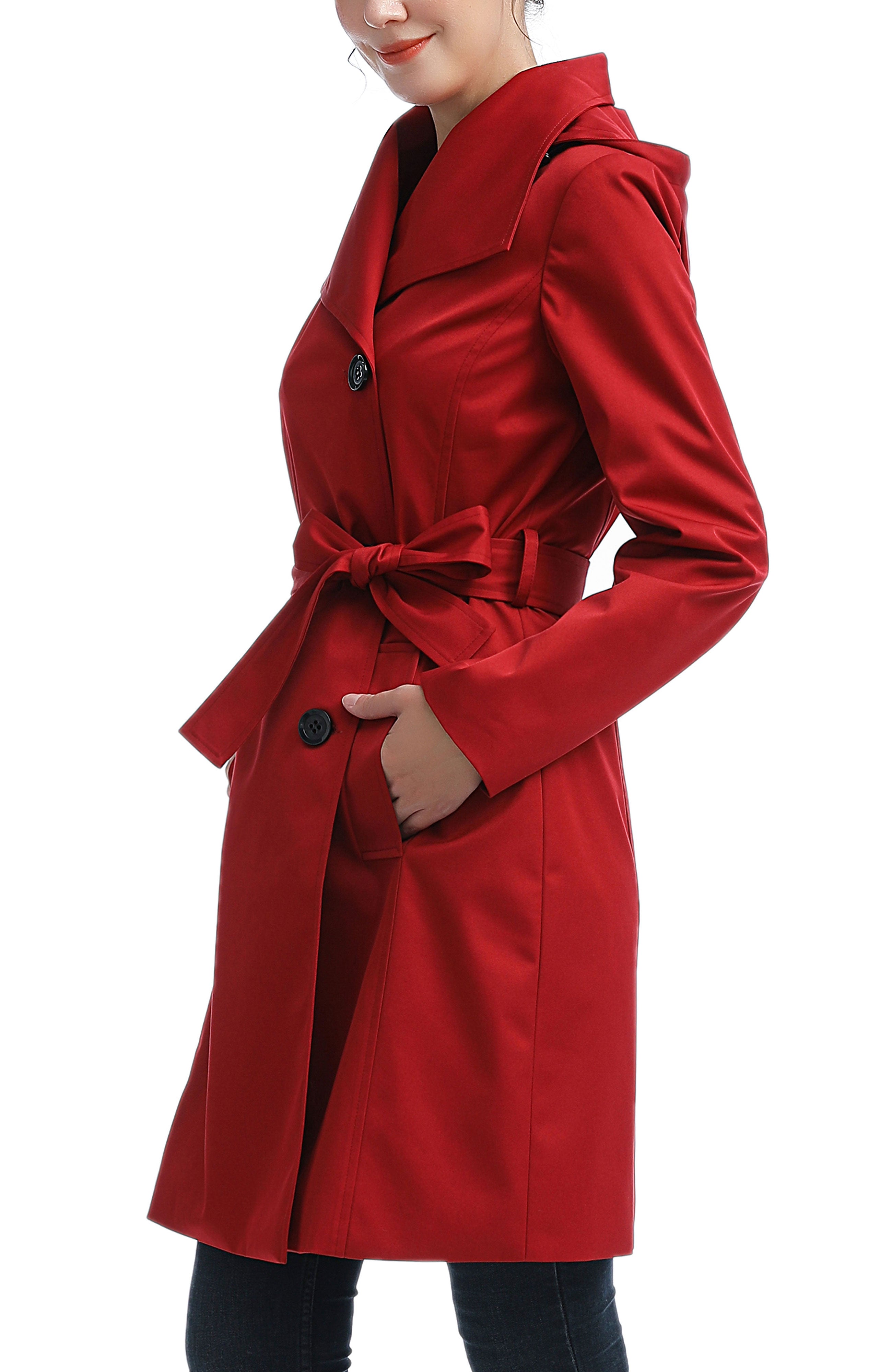 Kimi + Kai Women's "Elsa" Hooded Trench Coat