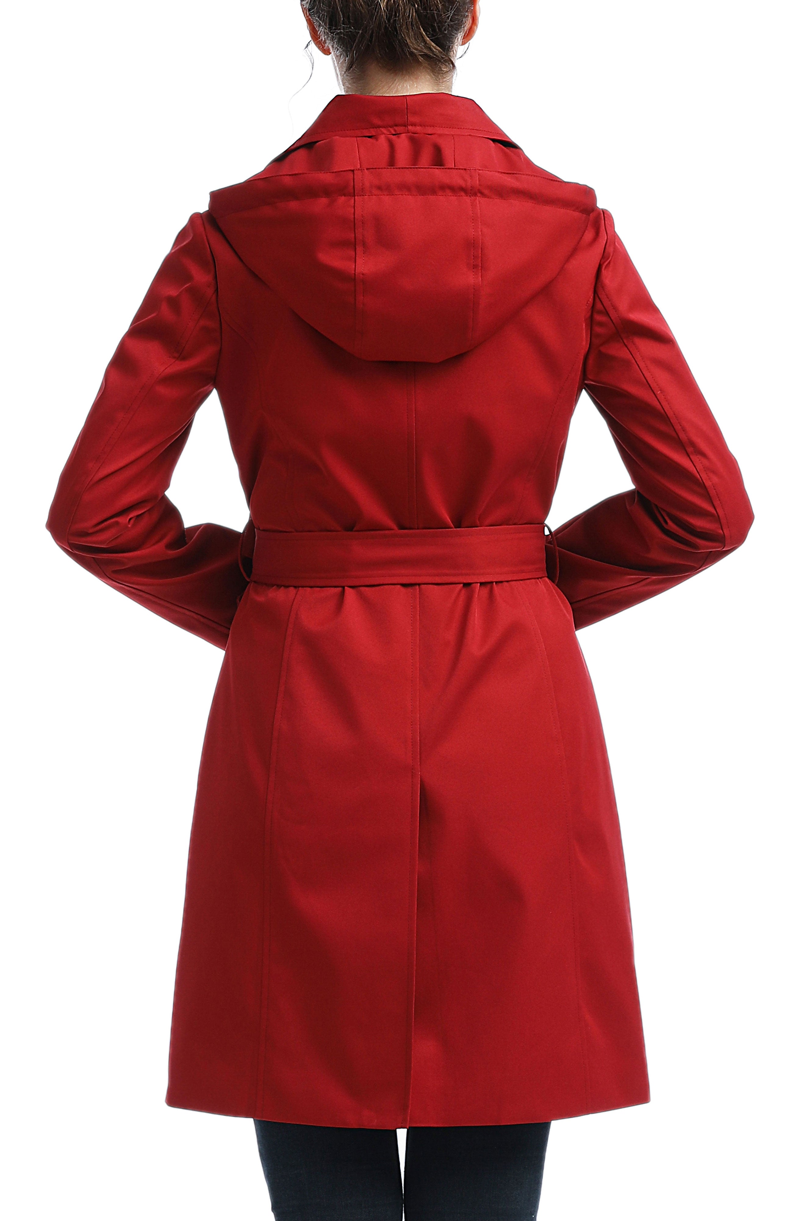 Kimi + Kai Women's "Elsa" Hooded Trench Coat