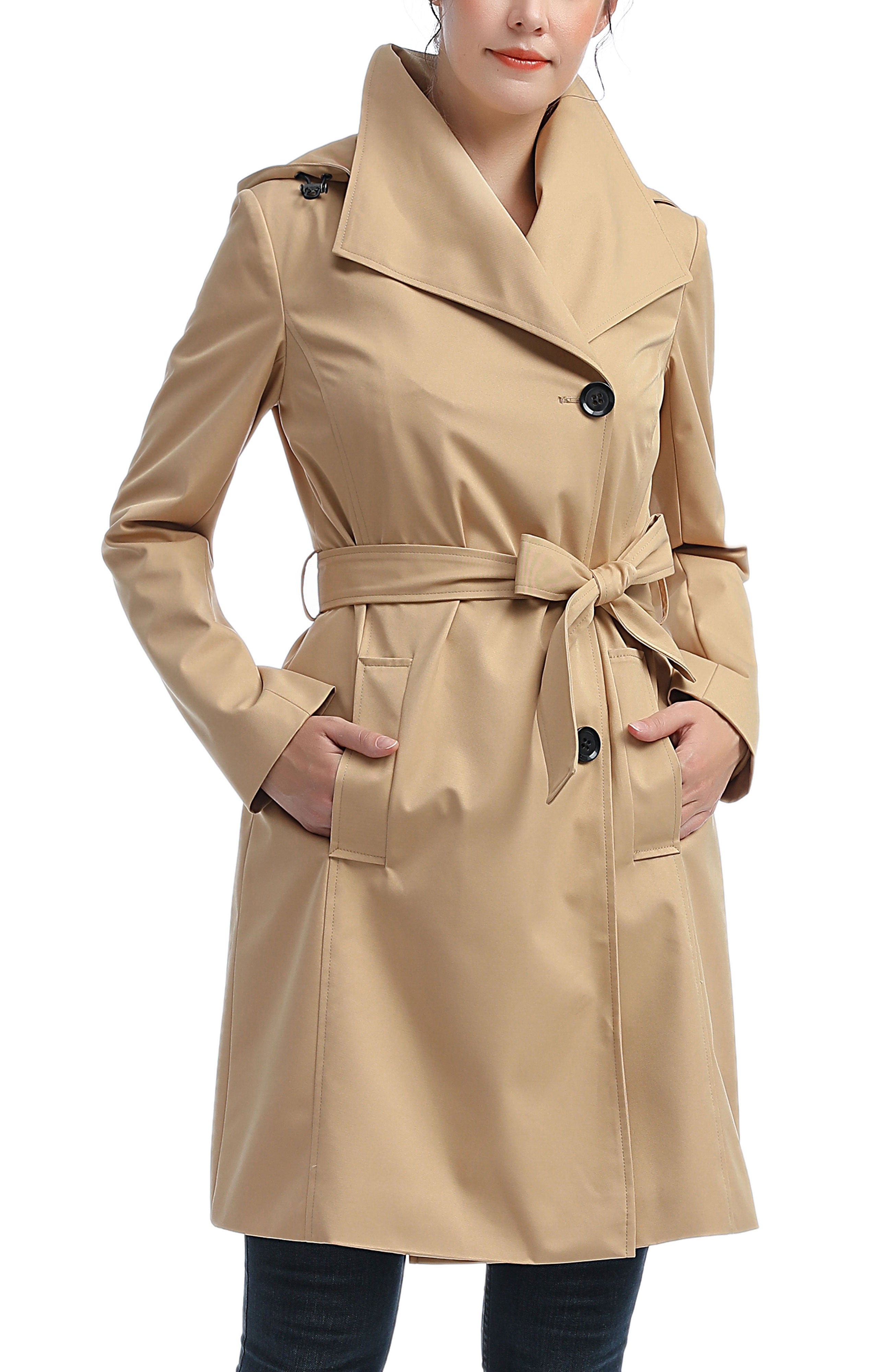 Kimi + Kai Women's "Elsa" Hooded Trench Coat