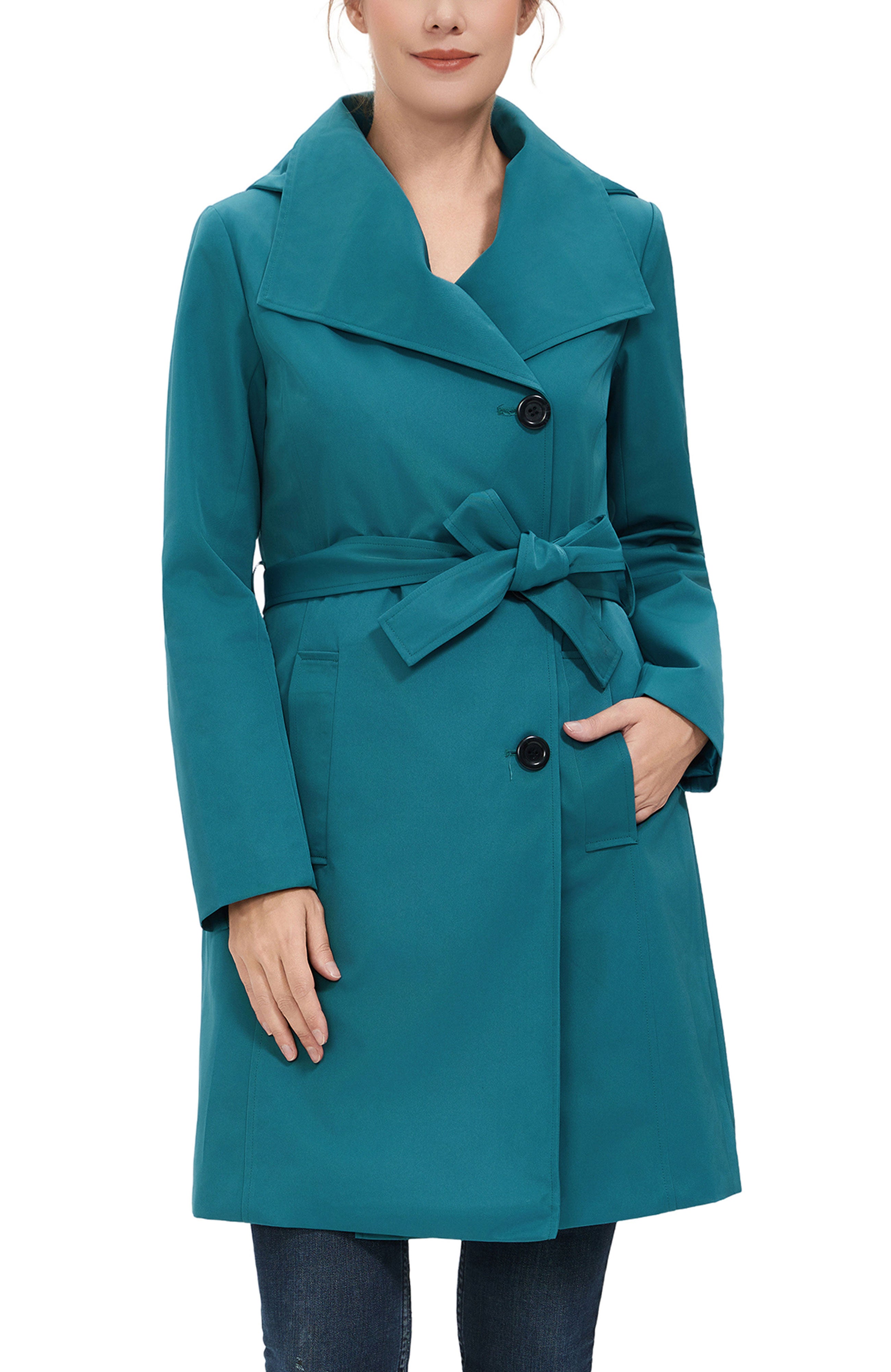 Kimi + Kai Women's "Elsa" Hooded Trench Coat