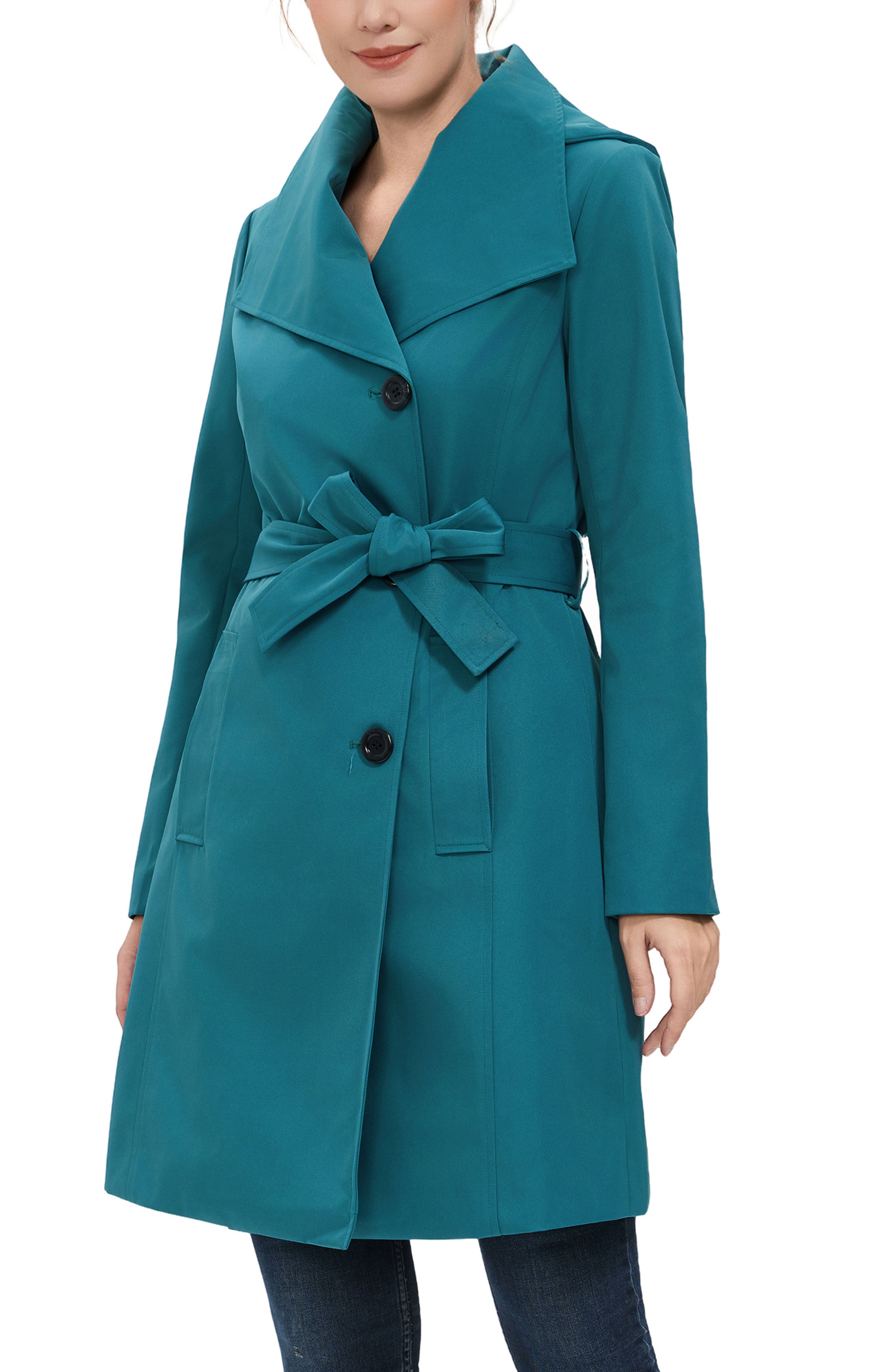 Kimi + Kai Women's "Elsa" Hooded Trench Coat