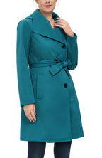 Kimi + Kai Women's "Elsa" Hooded Trench Coat