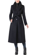 Kimi + Kai Women's "Rosalie" Wool Blend Long Belted Coat