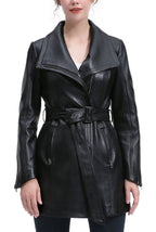 Kimi + Kai Women's "Ada" Leather Trench Coat