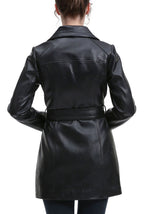 Kimi + Kai Women's "Ada" Leather Trench Coat