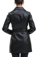 Load image into Gallery viewer, Kimi + Kai Women's "Ada" Leather Trench Coat
