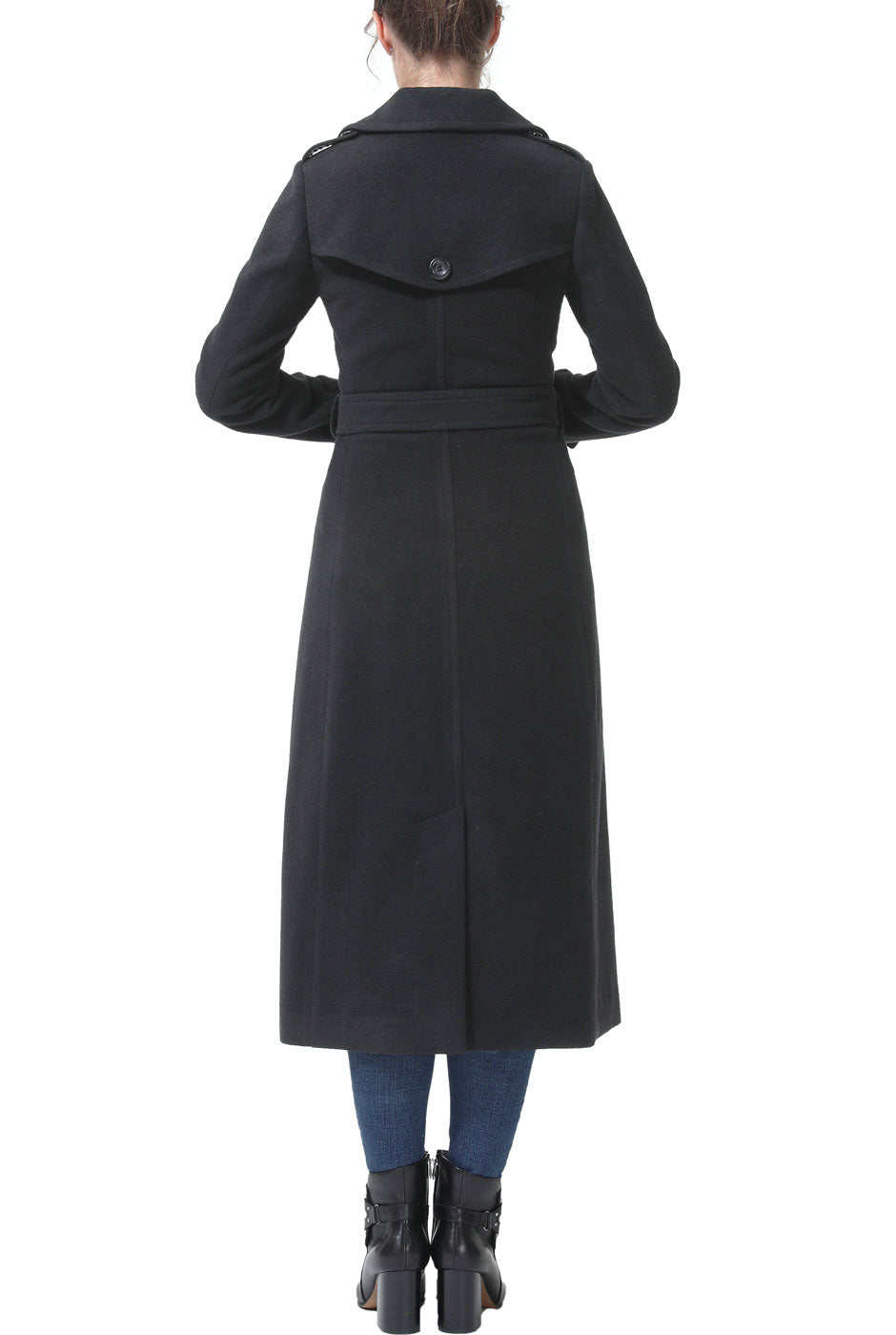 Kimi + Kai Women's "Charlotte" Long Wool Blend Coat