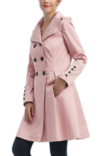 Kimi + Kai Women's "Adele" Hooded Trench Coat