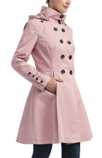 Kimi + Kai Women's "Adele" Hooded Trench Coat