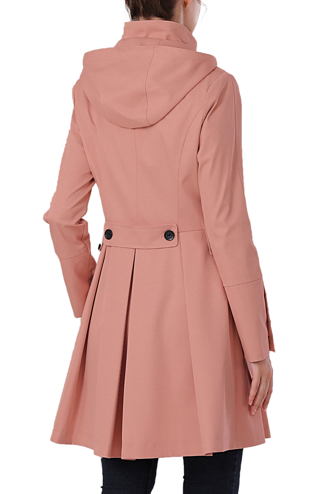 Kimi + Kai Women's "Adele" Hooded Trench Coat