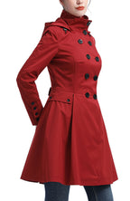 Kimi + Kai Women's "Adele" Hooded Trench Coat