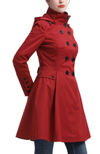 Load image into Gallery viewer, Kimi + Kai Women's "Adele" Hooded Trench Coat