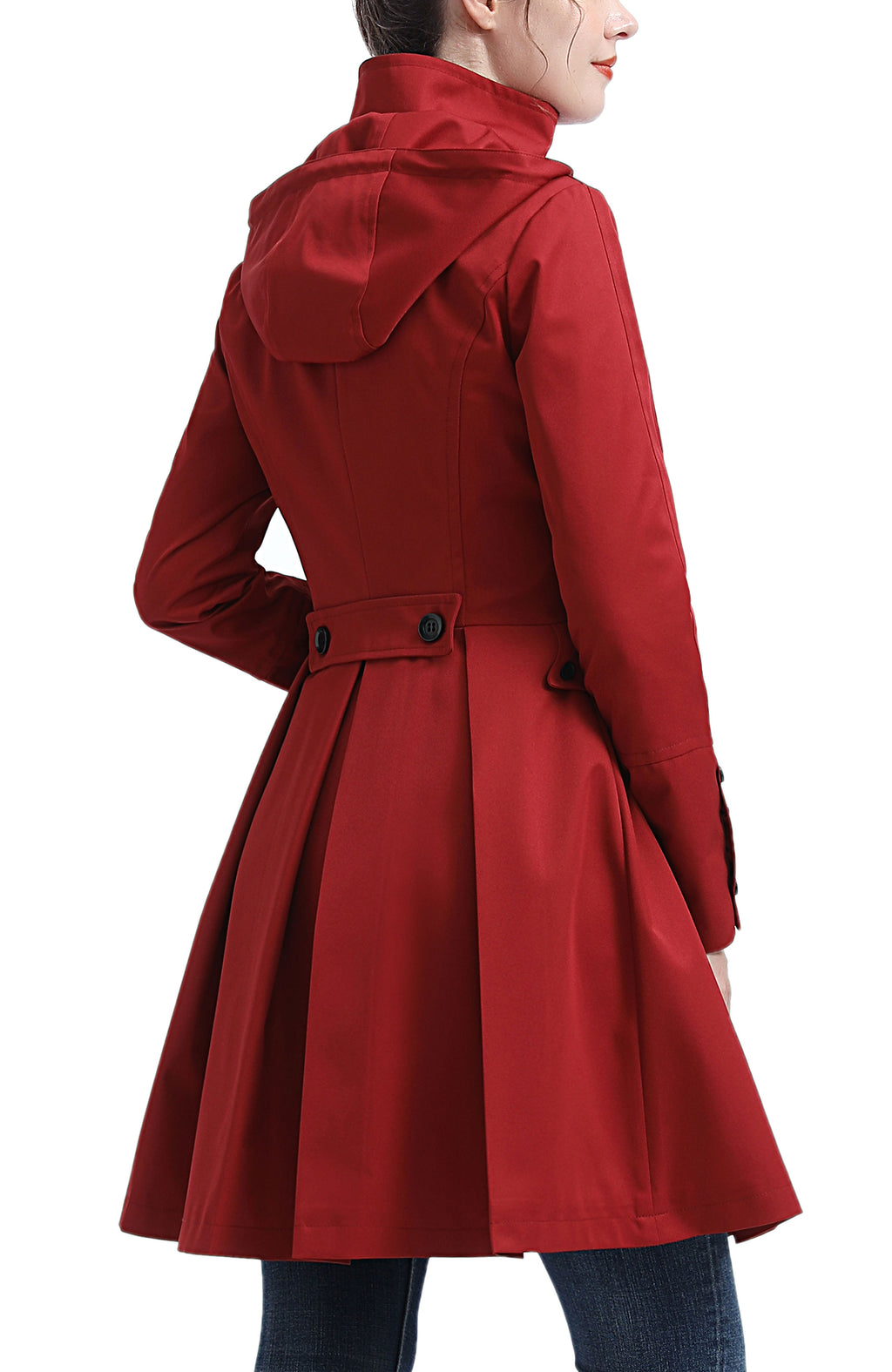 Kimi + Kai Women's "Adele" Hooded Trench Coat
