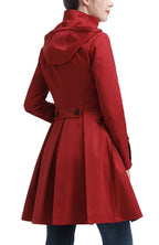 Kimi + Kai Women's "Adele" Hooded Trench Coat