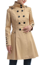 Load image into Gallery viewer, Kimi + Kai Women's "Adele" Hooded Trench Coat