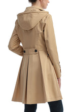 Kimi + Kai Women's "Adele" Hooded Trench Coat