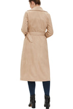 Kimi + Kai Women's "Natalia" Faux Suede Trench Coat
