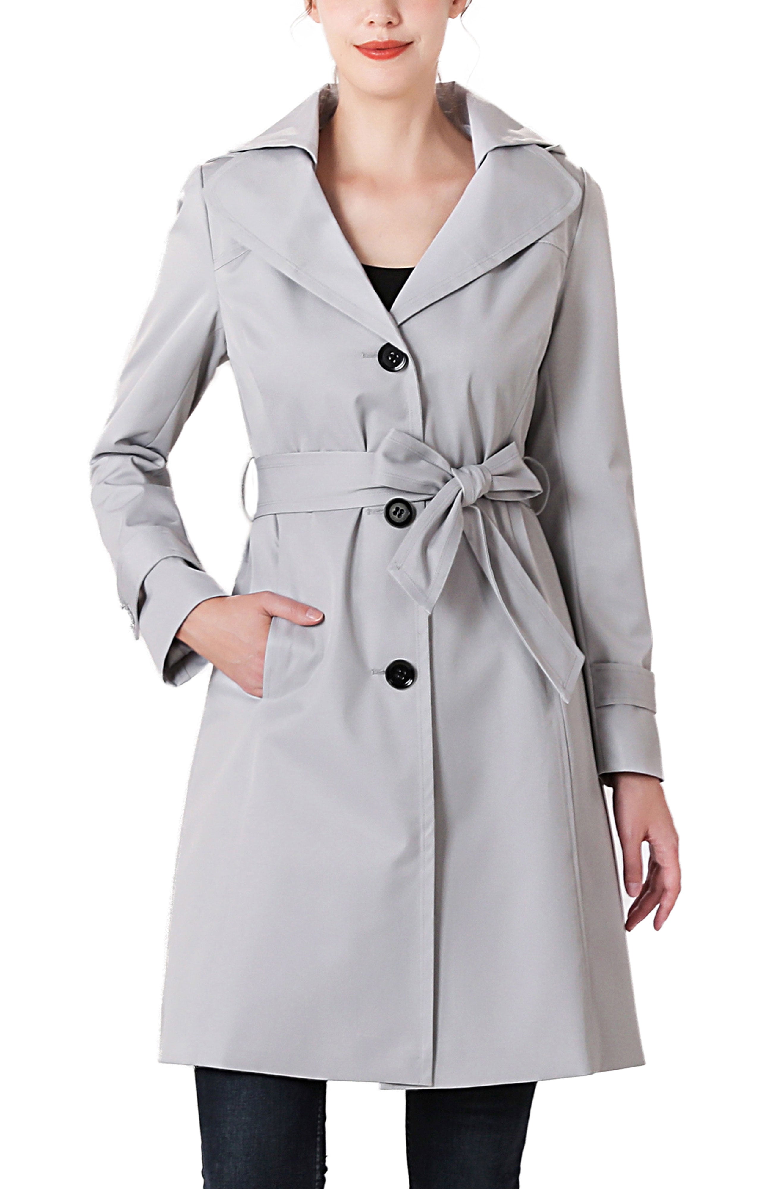 Kimi + Kai Women's "Adel" Waterproof Hooded Trench Coat