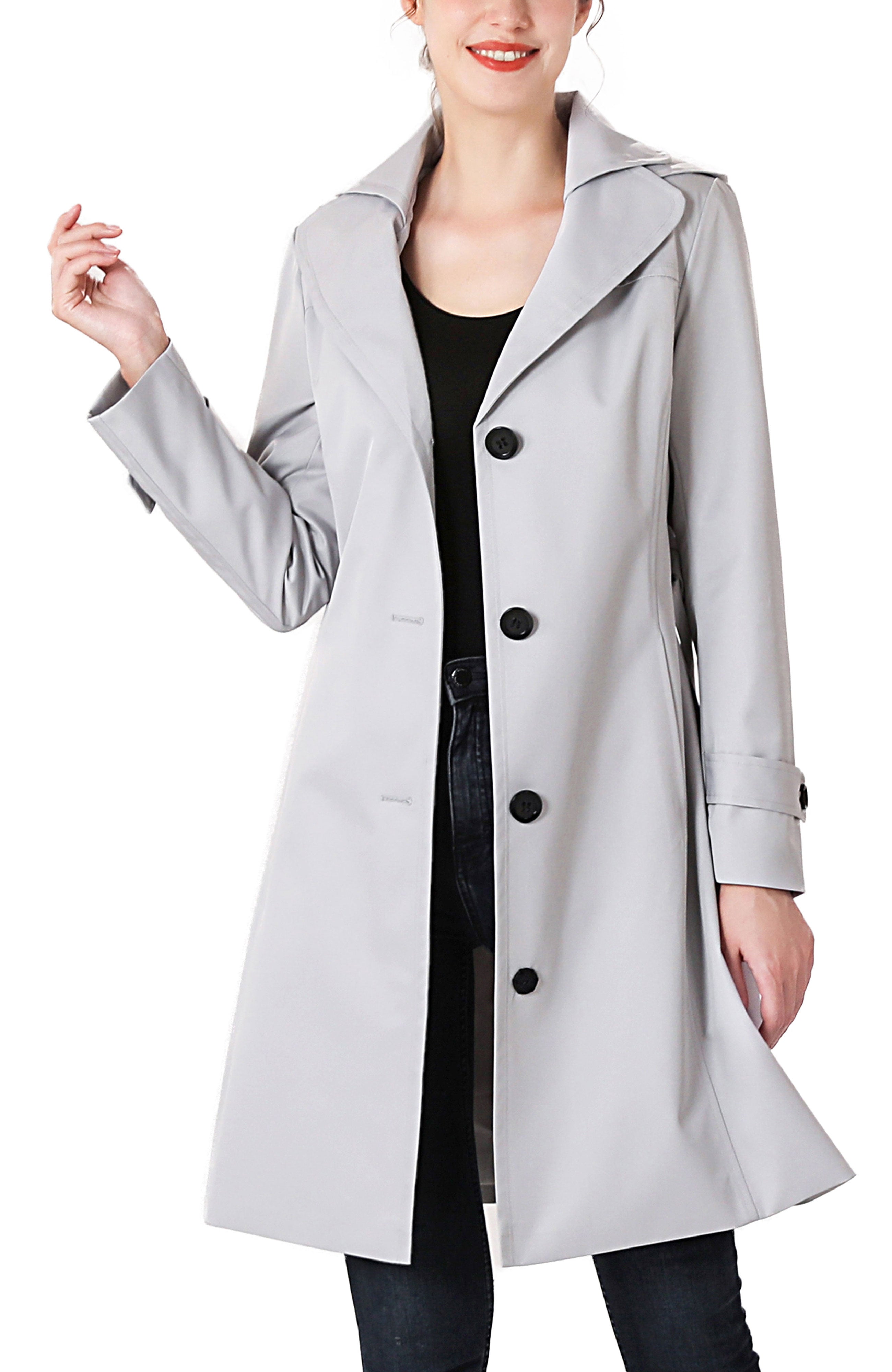 Kimi + Kai Women's "Adel" Waterproof Hooded Trench Coat