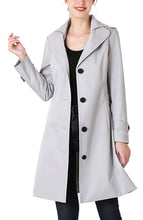Load image into Gallery viewer, Kimi + Kai Women's "Adel" Waterproof Hooded Trench Coat