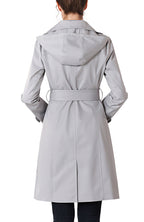Kimi + Kai Women's "Adel" Waterproof Hooded Trench Coat