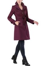 Kimi + Kai Women's "Adel" Waterproof Hooded Trench Coat