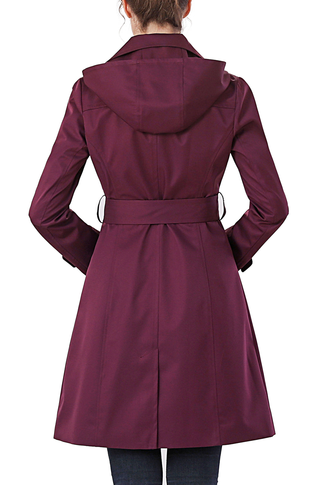Kimi + Kai Women's "Adel" Waterproof Hooded Trench Coat