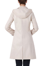 Load image into Gallery viewer, Kimi + Kai Women's "Samantha" Hooded Mid-Length Trench Coat