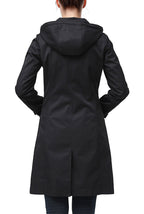 Kimi + Kai Women's "Samantha" Hooded Mid-Length Trench Coat