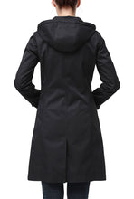 Load image into Gallery viewer, Kimi + Kai Women's "Samantha" Hooded Mid-Length Trench Coat