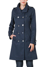 Load image into Gallery viewer, Kimi + Kai Women's "Samantha" Hooded Mid-Length Trench Coat