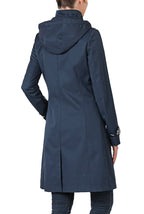 Kimi + Kai Women's "Samantha" Hooded Mid-Length Trench Coat