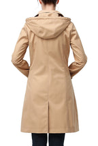 Kimi + Kai Women's "Samantha" Hooded Mid-Length Trench Coat