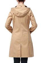 Load image into Gallery viewer, Kimi + Kai Women's "Samantha" Hooded Mid-Length Trench Coat