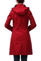 Kimi + Kai Women's "Samantha" Hooded Mid-Length Trench Coat