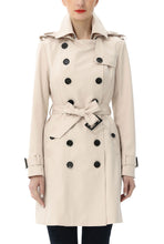 Load image into Gallery viewer, Kimi + Kai Women's "Adley" Classic Hooded Trench Coat