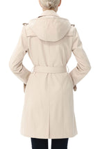 Kimi + Kai Women's "Adley" Classic Hooded Trench Coat