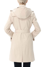 Load image into Gallery viewer, Kimi + Kai Women's "Adley" Classic Hooded Trench Coat