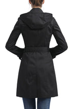 Kimi + Kai Women's "Adley" Classic Hooded Trench Coat