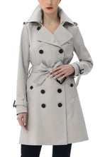 Load image into Gallery viewer, Kimi + Kai Women's "Adley" Classic Hooded Trench Coat